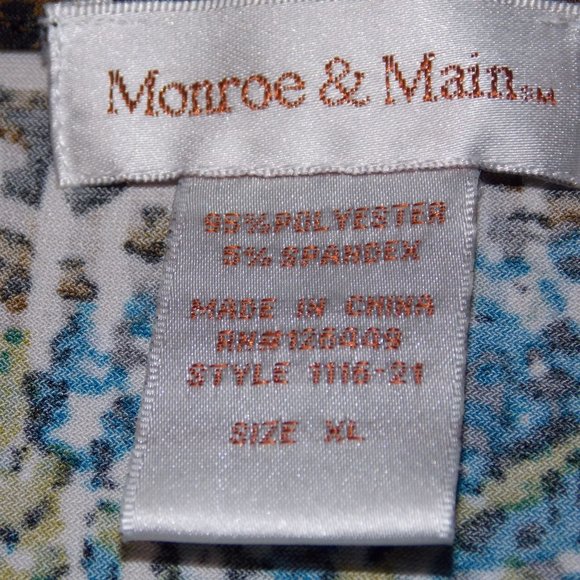 Sleeveless Top Size XL Monroe & Main - Picture 4 of 4